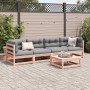 5-piece garden sofa set with Douglas fir wood cushions by vidaXL, Garden sets - Ref: Foro24-3299277, Price: 434,73 €, Discoun...
