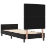 Estructura de cama con cabecera Negro 80 x 200 cm Terciopelo