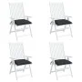 Garden Chair Cushions 4 Pcs Oxford Cloth Black 40x40x7 cm by vidaXL, Cushions for chairs and sofas - Ref: Foro24-361472, Pric...