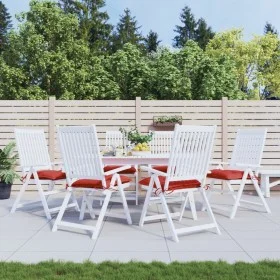 Gartenstuhlkissen 6 Stück Oxford-Stoff rot 40x40x7 cm von vidaXL, Kissen für Stühle und Sofas - Ref: Foro24-361470, Preis: 58...