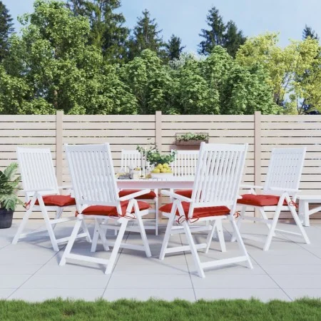 Gartenstuhlkissen 6 Stück Oxford-Stoff rot 40x40x7 cm von vidaXL, Kissen für Stühle und Sofas - Ref: Foro24-361470, Preis: 58...