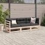 3-piece garden sofa set with solid pine wood cushions by vidaXL, Garden sets - Ref: Foro24-3299268, Price: 287,35 €, Discount: %