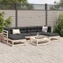 7-piece garden sofa set with solid pine wood cushions by vidaXL, Garden sets - Ref: Foro24-3295822, Price: 562,84 €, Discount: %