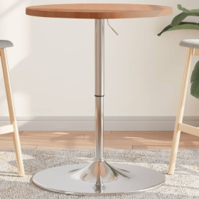 Mesa alta de madera maciza de haya Ø60x90,5 cm de vidaXL, Mesas de cocina y de comedor - Ref: Foro24-3270630, Precio: 111,93 ...