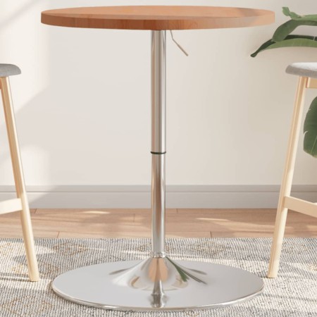 Solid beech wood high table Ø60x90.5 cm by vidaXL, Kitchen and dining tables - Ref: Foro24-3270630, Price: 111,93 €, Discount: %