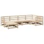 Garden sofa set 6 pieces solid pine wood by vidaXL, Garden sets - Ref: Foro24-3299519, Price: 340,25 €, Discount: %
