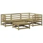 Juego de sofás de jardín 5 piezas madera de pino impregnada de vidaXL, Conjuntos de jardín - Ref: Foro24-3299422, Precio: 307...