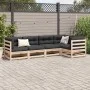 5-piece garden sofa set with solid pine wood cushions by vidaXL, Garden sets - Ref: Foro24-3299434, Price: 476,05 €, Discount: %