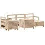 Garden sofa set 7 pieces solid pine wood by vidaXL, Garden sets - Ref: Foro24-3250548, Price: 472,76 €, Discount: %