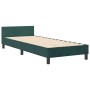 Estructura de cama Verde oscuro 80 x 200 cm Terciopelo