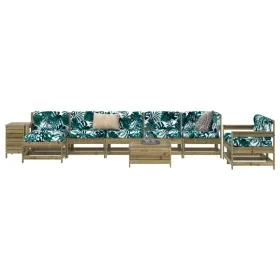 Garden sofa set 10 pieces impregnated pine wood by vidaXL, Garden sets - Ref: Foro24-3250679, Price: 600,26 €, Discount: %