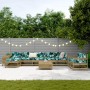 Garden sofa set 10 pieces impregnated pine wood by vidaXL, Garden sets - Ref: Foro24-3250679, Price: 608,79 €, Discount: %