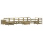 Garden sofa set 10 pieces impregnated pine wood by vidaXL, Garden sets - Ref: Foro24-3250691, Price: 714,98 €, Discount: %