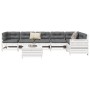 Gartensofa-Set 7-teilig aus massivem weißem Kiefernholz von vidaXL, Gartensets - Ref: Foro24-3250873, Preis: 496,10 €, Rabatt: %