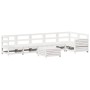 Garden sofa set 7 pieces solid white pine wood by vidaXL, Garden sets - Ref: Foro24-3250873, Price: 496,10 €, Discount: %