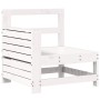 Gartensofa-Set 7-teilig aus massivem weißem Kiefernholz von vidaXL, Gartensets - Ref: Foro24-3250873, Preis: 496,10 €, Rabatt: %