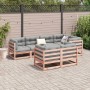 7-piece garden sofa set with Douglas fir wood cushions by vidaXL, Garden sets - Ref: Foro24-3299495, Price: 765,82 €, Discoun...