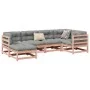 6-piece garden sofa set with Douglas fir wood cushions by vidaXL, Garden sets - Ref: Foro24-3299525, Price: 537,87 €, Discoun...