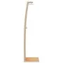 Ducha de exterior ratán PE y madera acacia beige 55x60x224 cm de vidaXL, Accesorios para piscinas y spa - Ref: Foro24-368211,...