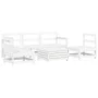 Gartensofa-Set 6-teilig aus massivem weißem Kiefernholz von vidaXL, Gartensets - Ref: Foro24-3250749, Preis: 383,23 €, Rabatt: %