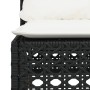 Gartensofa ohne Armlehnen mit schwarzen PE-Rattankissen von vidaXL, Outdoor-Sofas - Ref: Foro24-365926, Preis: 92,89 €, Rabat...
