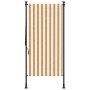 Persiana enrollable exterior tela acero naranja y blanco de vidaXL, Toldos - Ref: Foro24-368768, Precio: 77,97 €, Descuento: %