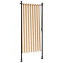 Persiana enrollable exterior tela acero naranja y blanco de vidaXL, Toldos - Ref: Foro24-368768, Precio: 77,97 €, Descuento: %