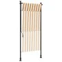 Außenrollo aus orange-weißem Stahlgewebe von vidaXL, Markisen - Ref: Foro24-368768, Preis: 64,09 €, Rabatt: %