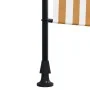Außenrollo aus orange-weißem Stahlgewebe von vidaXL, Markisen - Ref: Foro24-368768, Preis: 64,09 €, Rabatt: %