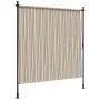 Yellow and white steel fabric exterior roller blind by vidaXL, Awnings - Ref: Foro24-368775, Price: 125,22 €, Discount: %