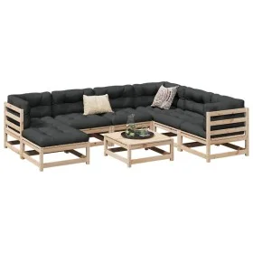 Garden sofa set 8 pieces solid pine wood by vidaXL, Garden sets - Ref: Foro24-3299552, Price: 412,61 €, Discount: %