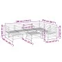 Gartensofa-Set 8-teilig aus massivem Kiefernholz von vidaXL, Gartensets - Ref: Foro24-3299552, Preis: 412,61 €, Rabatt: %