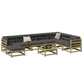 Garden sofa set 9 pieces impregnated pine wood by vidaXL, Garden sets - Ref: Foro24-3299584, Price: 513,54 €, Discount: %