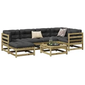Garden sofa set 7 pieces impregnated pine wood by vidaXL, Garden sets - Ref: Foro24-3299533, Price: 402,42 €, Discount: %