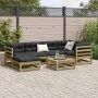 Gartensofa-Set 7-teilig aus imprägniertem Kiefernholz von vidaXL, Gartensets - Ref: Foro24-3299533, Preis: 402,42 €, Rabatt: %