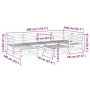 Gartensofa-Set 7-teilig aus imprägniertem Kiefernholz von vidaXL, Gartensets - Ref: Foro24-3299533, Preis: 402,42 €, Rabatt: %