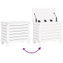 Gartensofa-Set 9-teilig aus massivem weißem Kiefernholz von vidaXL, Gartensets - Ref: Foro24-3250693, Preis: 587,14 €, Rabatt: %