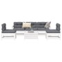 Garden sofa set 6 pieces solid white pine wood by vidaXL, Garden sets - Ref: Foro24-3250737, Price: 397,01 €, Discount: %
