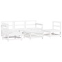Garden sofa set 6 pieces solid white pine wood by vidaXL, Garden sets - Ref: Foro24-3250737, Price: 397,01 €, Discount: %