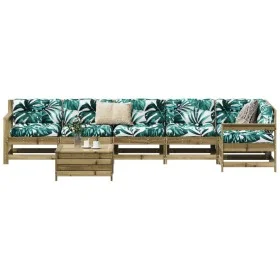 Garden sofa set 7 pieces impregnated pine wood by vidaXL, Garden sets - Ref: Foro24-3250899, Price: 417,80 €, Discount: %