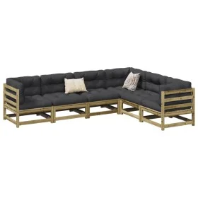 Garden sofa set 6 pieces impregnated pine wood by vidaXL, Garden sets - Ref: Foro24-3299455, Price: 355,51 €, Discount: %