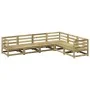 Garden sofa set 6 pieces impregnated pine wood by vidaXL, Garden sets - Ref: Foro24-3299455, Price: 355,51 €, Discount: %