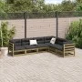 Garden sofa set 6 pieces impregnated pine wood by vidaXL, Garden sets - Ref: Foro24-3299455, Price: 355,51 €, Discount: %