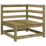 Gartensofa-Set 6-teilig aus imprägniertem Kiefernholz von vidaXL, Gartensets - Ref: Foro24-3299455, Preis: 360,57 €, Rabatt: %