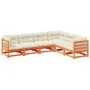 6-piece garden sofa set with wax-brown pine wood cushions by vidaXL, Garden sets - Ref: Foro24-3299457, Price: 685,30 €, Disc...