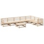 Garden sofa set 8 pieces solid pine wood by vidaXL, Garden sets - Ref: Foro24-3299474, Price: 440,61 €, Discount: %