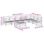 Garden sofa set 8 pieces solid pine wood by vidaXL, Garden sets - Ref: Foro24-3299474, Price: 440,61 €, Discount: %