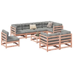 Garden sofa set 9 pieces solid Douglas fir wood by vidaXL, Garden sets - Ref: Foro24-3299510, Price: 500,32 €, Discount: %