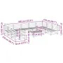 Gartensofa-Set 10-teilig aus massivem Kiefernholz von vidaXL, Gartensets - Ref: Foro24-3299592, Preis: 499,66 €, Rabatt: %