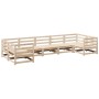 Garden sofa set 7 pieces solid pine wood by vidaXL, Garden sets - Ref: Foro24-3299614, Price: 435,60 €, Discount: %